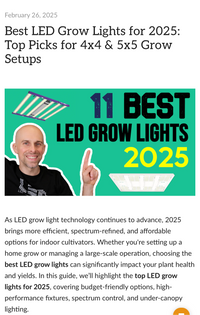 * New 2026 Nova Sun Series – Full Spectrum LED Grow Light with Emerald Green + Red Terp Boost Spectrum