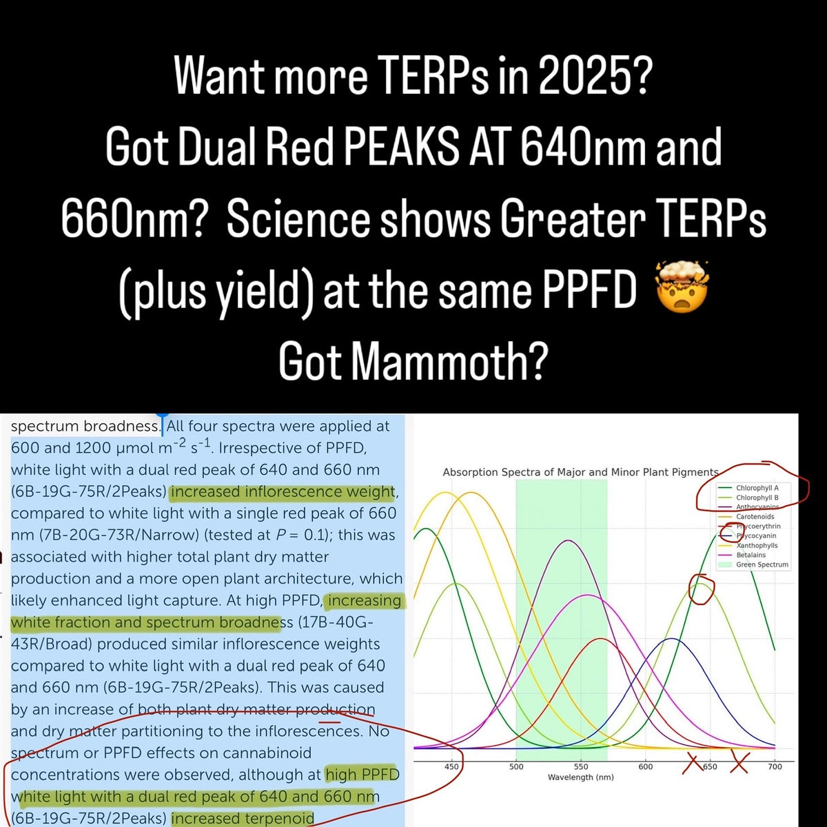 * New 2026 Nova Sun Series – Full Spectrum LED Grow Light with Emerald Green + Red Terp Boost Spectrum