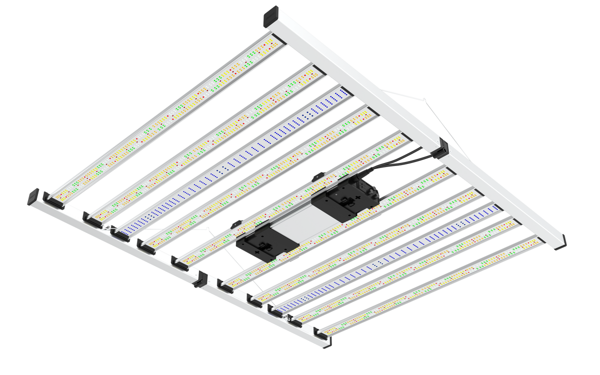 * 10 Bar 930w - Mint White - Three Channel UV Spectrum Enhancing Led Grow Light - Shipping Early/Mid May