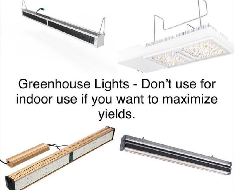 Don’t Use Greenhouse Lights Indoor or 1:1 HPS Replacement