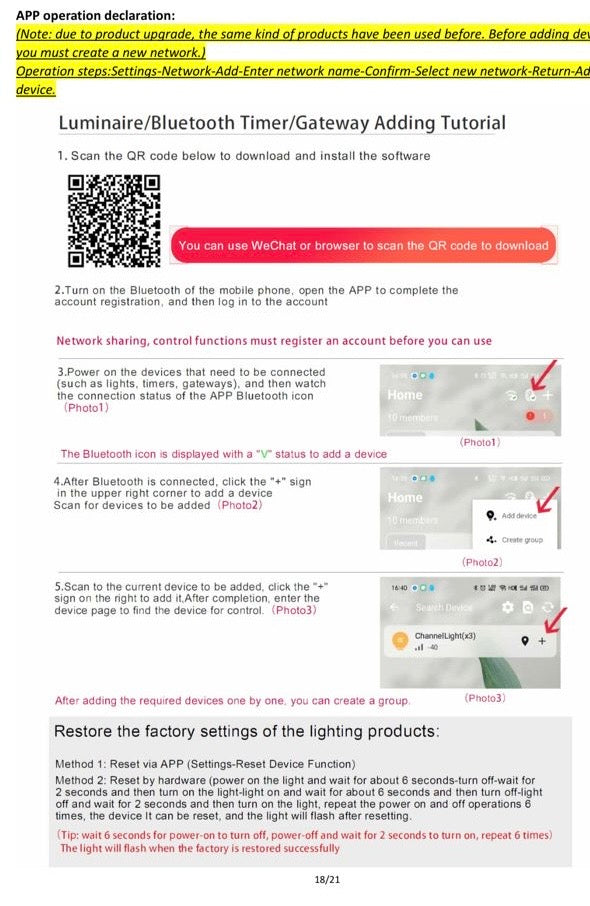 Led Controller, (Wi-Fi + Bluetooth) with App Control, for Single or Group Control (2 options)