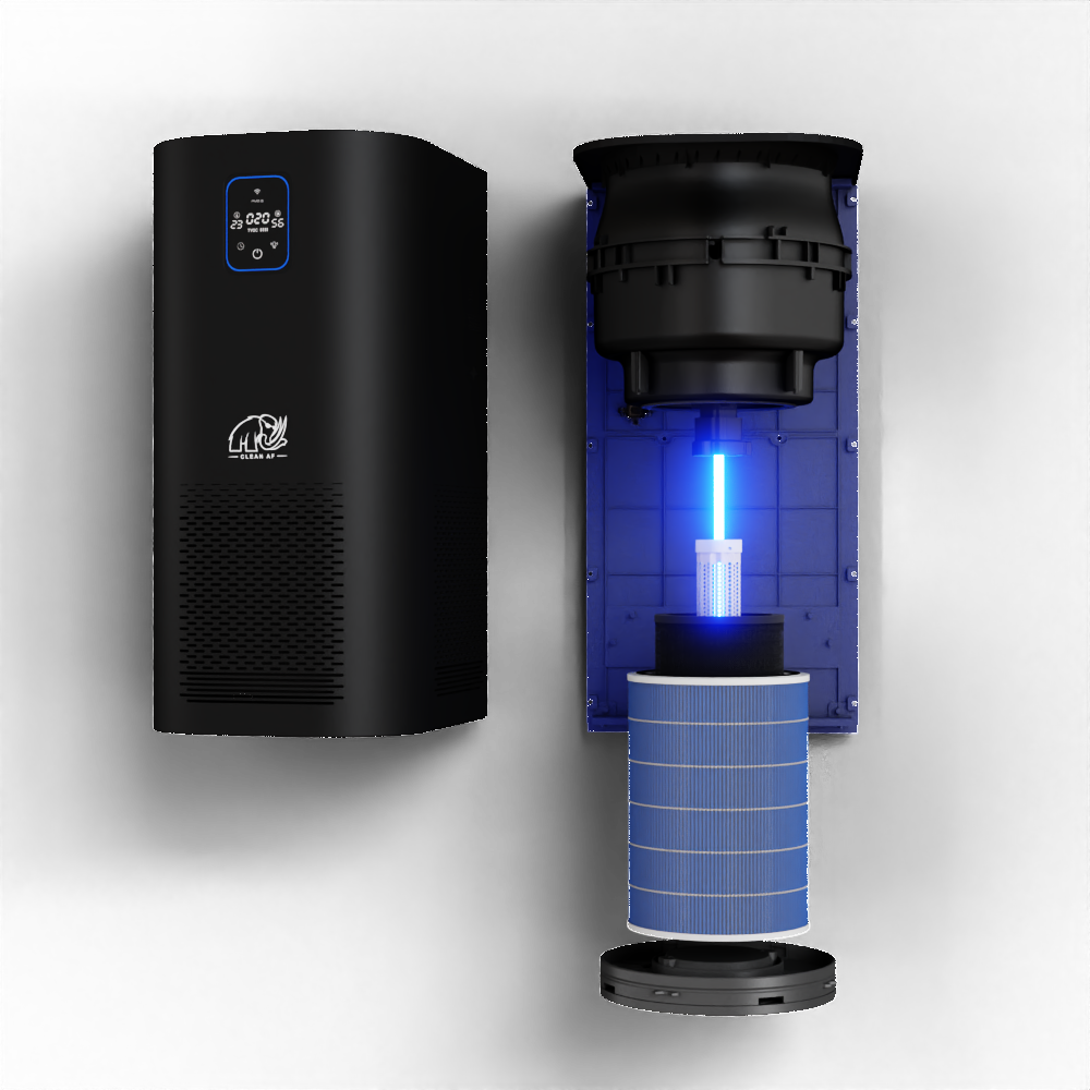 Air purifier with uv light sanitizer sales