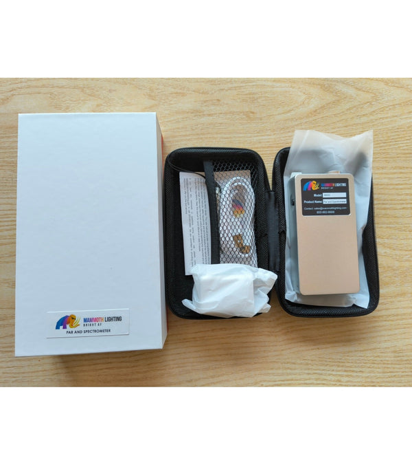 Par and Spectrometer: Shipping Now