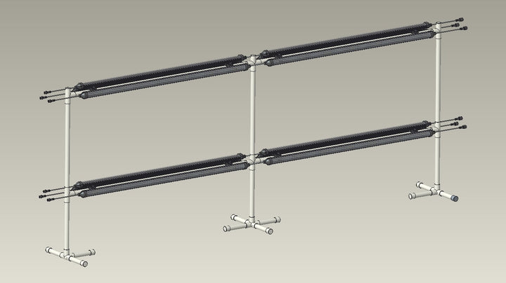 Clone and Inter-canopy LED grow light bar (2 bars per box), 50w each Mammoth Lighting Sunspec Spectrum