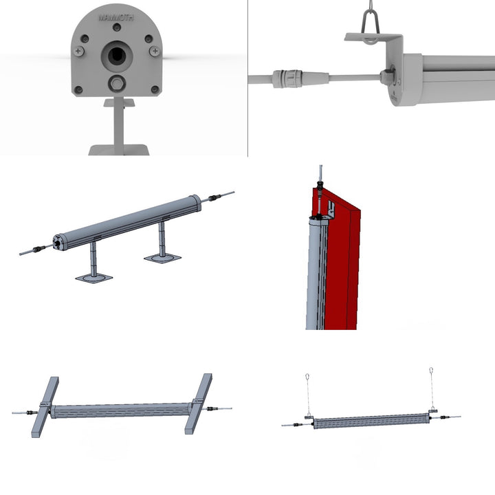 Preorder (Shipping early February): Nova Sun Series Multi-use Bars: Inter-canopy, Side Lighting, Under-canopy, Overhead.