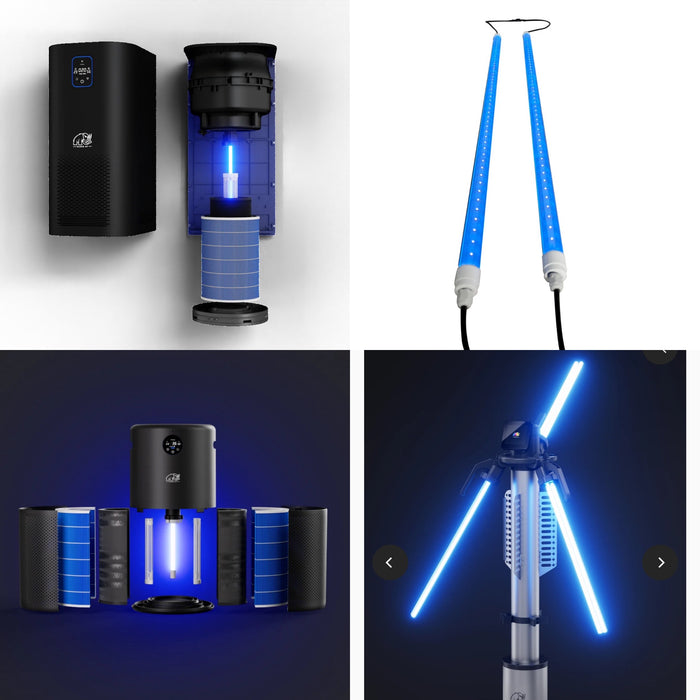 UV Air and Surface Sanitation Solutions. Fight Pathogens and Bugs Chemical Free